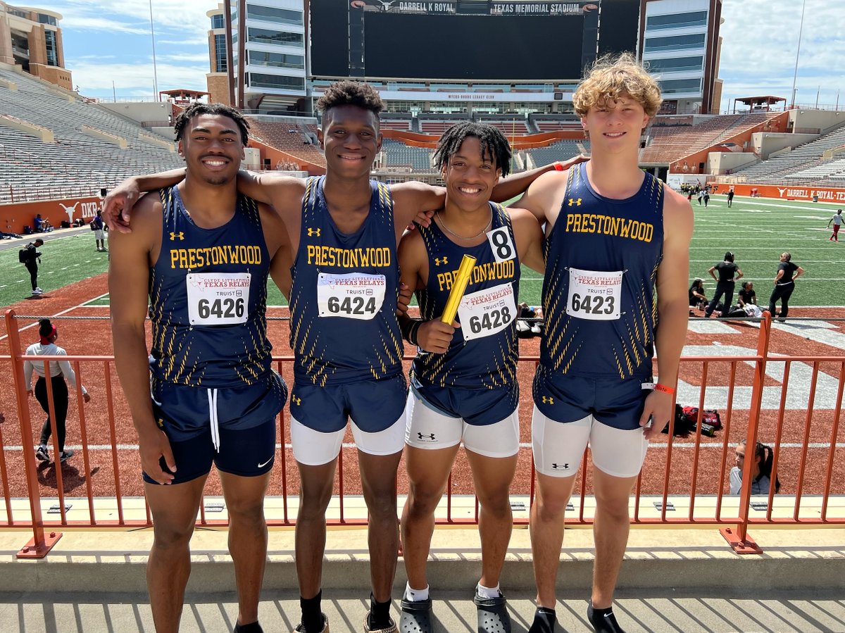 PCAAthletics's tweet photo. Congratulations to the Boys 4x200 relay team placed 2nd overall and set a NEW SCHOOL RECORD 1:28.29! 

The only private school team in the finals! https://t.co/IBIwhf47V5