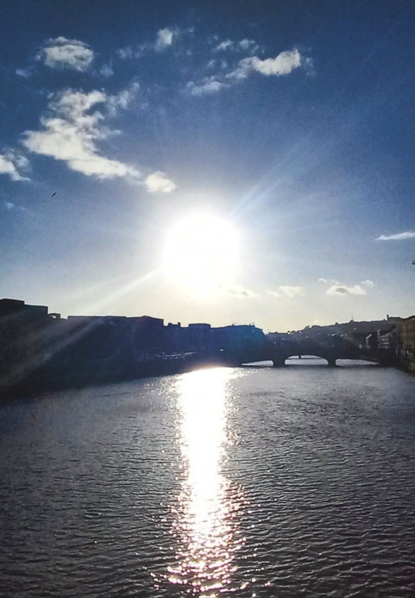 Shine bright like a diamond...

#Cork
#SaturdayEvening
#April1st 
#PureCork
At Mary Elmes Bridge  🌉