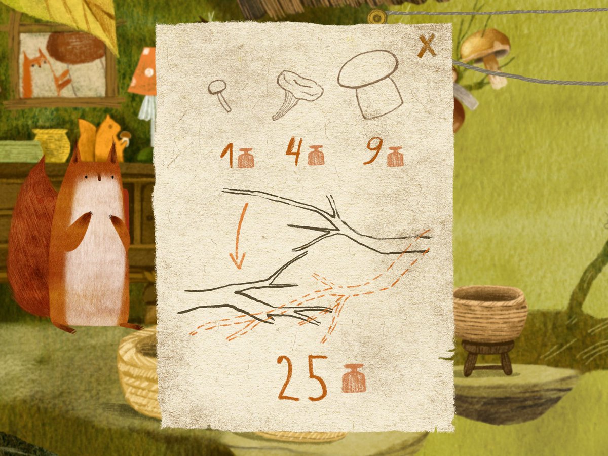 Indiecat2's tweet photo. 🍄Tukoni is a point and click adventure game based on a series of 📚by🇺🇦Ukrainian artist Oksana Bula.During the game:solve puzzles, create items and meet the inhabitants🐿️of the forest.Beautiful graphics&amp;music make the game fun to play.💯recom🌟Unique @Tukoni_tribe #IndieGameDev https://t.co/Gf8sKecjLD