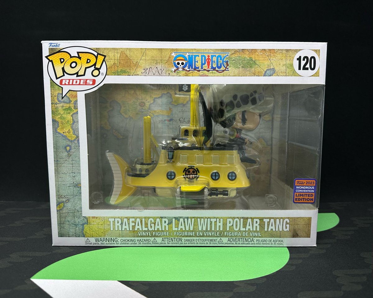 RT & Follow @funkofinderz for a chance to WIN this FREE WonderCon 2023 Exclusive Trafalgar Law with Polar Tang Funko Pop! Rides #OnePiece #Contest #Giveaway #Sweepstakes #Funko #FunkoPOP #FunkoFinderz