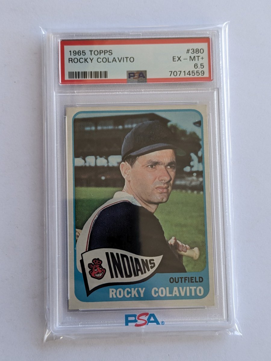 1965 Topps Rocky Colavito #380
PSA 6.5
$35 BMWT