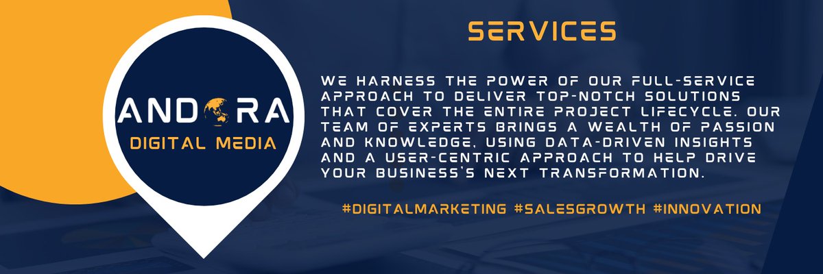 AndoraMedia's tweet photo. 🔥 Are you ready to take your business to new heights? 💻 Our customized high-impact digital sales solutions are designed to help you do just that. 💪 With close collaboration and innovative problem-solving, we'll help you achieve your goals and maximize your ROI. 
Thread! https://t.co/9IbADQqfnK