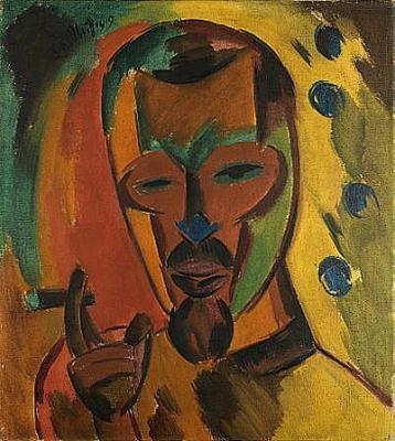 karlschmidt_art's tweet photo. Self-Portrait with Cigar, 1919 #karlschmidtrottluff #schmidtrottluff https://t.co/SfSFsHxAoT https://t.co/LwwjrlSfkk