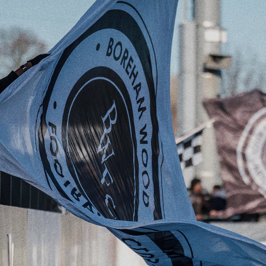 BOREHAM_WOODFC's tweet photo. ℹ️ Boreham Wood FC have made the decision to part company with this season’s Stadium caterers with immediate effect

🤝 We wish them and their staff well in their future endeavours

#WeAreTheWood https://t.co/nsIYFiKdME