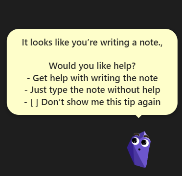obsdmd's tweet photo. Not sure if an AI assistant is going to be helpful in your workflow?

Don’t worry, we’ve eliminated the guesswork for you because Gemmy is 100% going to be unhelpful.

Introducing Obsidian’s first assistant — Gemmy, the Obsidian Unhelper.

Learn more: https://t.co/9koikqBk1n https://t.co/QwPFy4JuFW