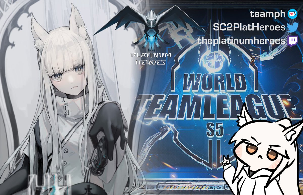 SC2PlatHeroes's tweet photo. All according to Keikaku - In honor of HYPERGRYPH becoming the chief sponsor for the StarCraft World Team League - @WTL_SC2 and us qualifying we made this graphic

See you in the regular Season starting 14th of April!

Credits to @Har0kku for the Design https://t.co/W8Ssf1iSht
