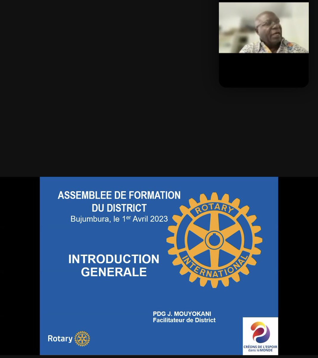 RotaryDoyen's tweet photo. #ASSEMBLEE DE FORMATION 01/04/2023
#NewLeadership
#ImagineRotary
#D9150
#rotaryclublibrevilledoyen https://t.co/vDl3HqU2zV