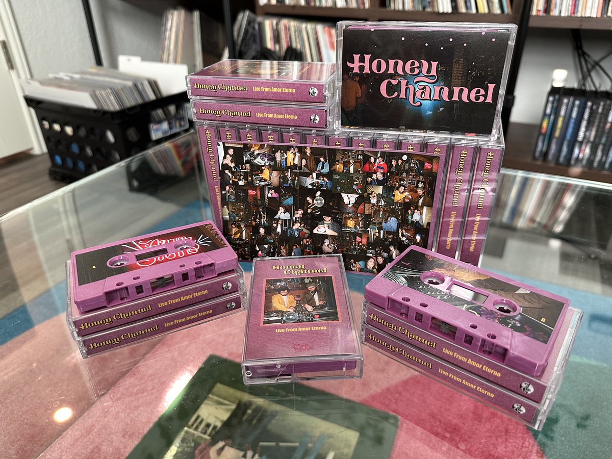 GrooveRemote's tweet photo. Honey Channel, Live from Amor Eterno is now LIVE on Bandcamp! Limited to only 20 copies. This mix was recorded live at our 1-year anniversary party Jan. 28th. 💛🍯🪩 https://t.co/OyjjXmIj2g https://t.co/CwipNgDdZB