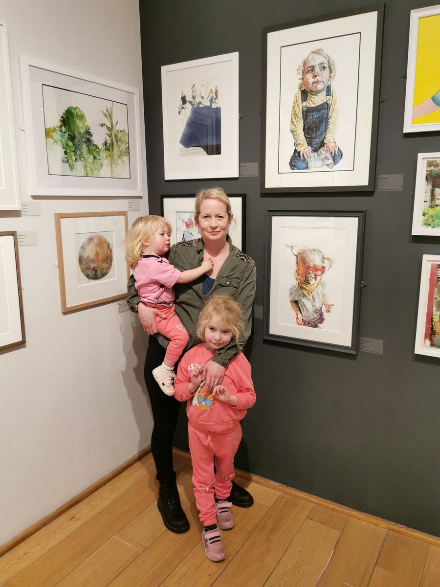 LouiseSaward's tweet photo. Visited the @RIwatercolours at @mallgalleries today. Such a wonderful exhibition though and I even managed to sell my painting Shades. Hope it goes to a good home as its a favourite of mine. https://t.co/fcxv8g8tNo