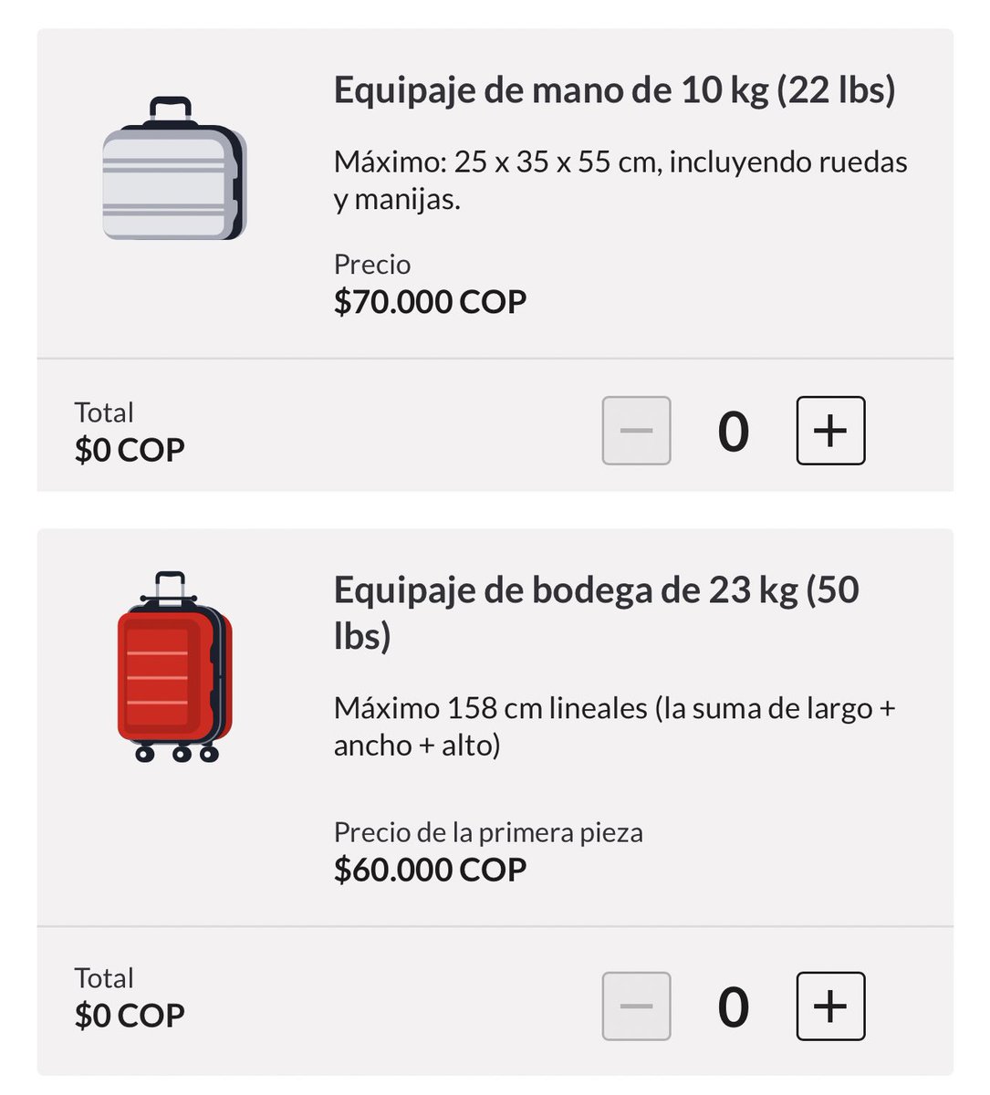 MariaA_PardoJ's tweet photo. Lo último de @Avianca. 

Hicieron una campaña tenaz para castigar los equipajes grandes con ese cuento de las tallas. La gente optó entonces por llevar solo equipaje de mano. Ahora castigan la maleta de mano cobrando más por llevarla en cabina. Así estamos. Y nadie hace nada. https://t.co/O1i7t4iewt