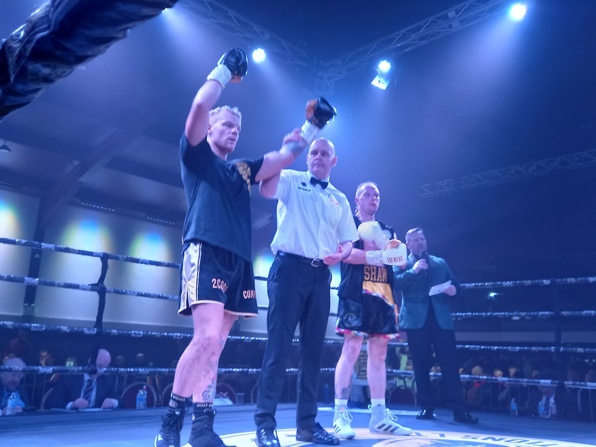 Roy Kelly (@roykellysport) on Twitter photo Bout two over at Rainton Arena and nice to see <a href="/Elliscorrie1/">Ellis Corrie</a> back after 12 months out, winning 40-36 against Martin Shaw on the <a href="/JobesGym/">Matt Jobes</a> show Bout two over at Rainton Arena and nice to see <a href="/Elliscorrie1/">Ellis Corrie</a> back after 12 months out, winning 40-36 against Martin Shaw on the <a href="/JobesGym/">Matt Jobes</a> show