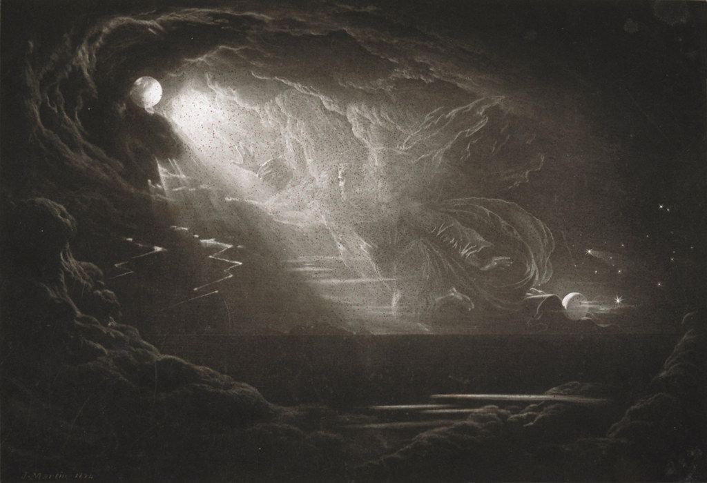 The Creation of Light by John Martin, 1825
(Illustration for Milton's Paradise Lost)