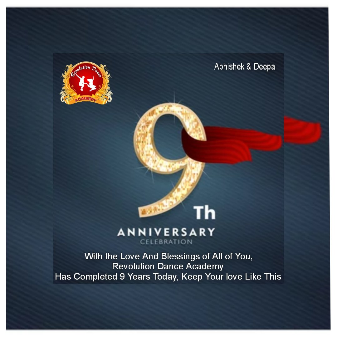 With Your Love & Blessings, Today Revolution Dance Academy Has Successfully Completed 9 Years 🙏🏻🎁🎊🥰 @revolutionindia1414 @deepayadav823 @abhishek_up93
#revolutiondanceacademy #rdajhansi #revolutionindia #revolutiondance