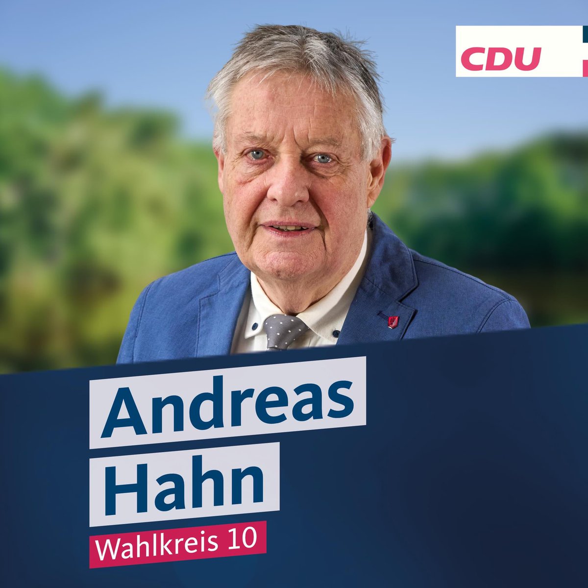 CDUElmshorn's tweet photo. Wahlkreis 10 – Astrid-Lindgren-Schule I
 
Mein Name ist Andreas Hahn. Durch meine langjährige lokal-politische Tätigkeit bin ich vielen Elmshornern gut bekannt. 
Ich bin 75 Jahre jung und präsentiere seit 2018 ehrenamtlich den Bürgervorsteher unserer Stadt. 

#AnpackenFürElmshorn https://t.co/3IauXEVneP