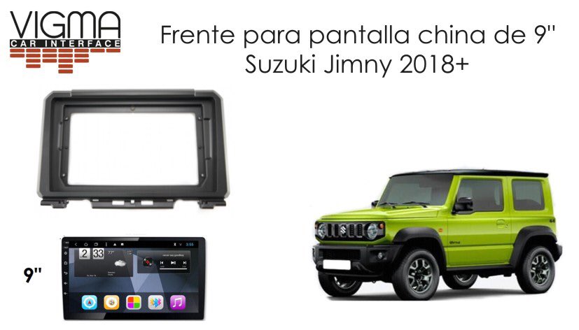CarVIGMA's tweet photo. La mejor opción para instalar una pantalla de 9” la encontrarás con nosotros #suzuki #jimny #suzukijimny @Suzuki_Mex https://t.co/xMZW9zMfe2