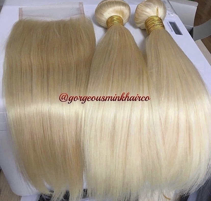 #blondehair 🌹#straighthair 10”-40” available🌹 Order yours now❣️Tag A Friend that deservesss high quality hair extensions😊 Mink Brazilian
#virginhair #blondebundles #closure #qualityhair #blondewigs #beauty #deepwavehair #fashionstyle #whatfrontal  #hairgasm