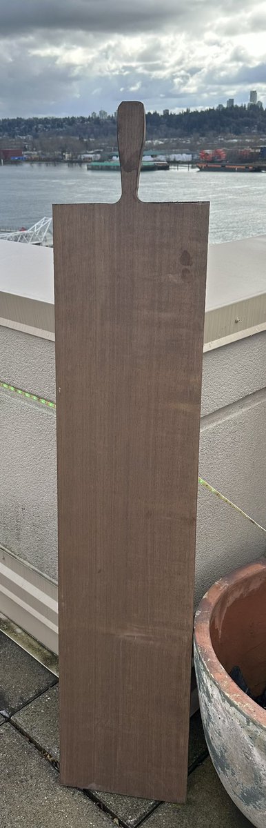 rooftopwood's tweet photo. Going to turn this Peruvian walnut slab into an oversize charcuterie. Measures in in at 5’ (152 cm) x 1’ (30 cm). Check back later!

#woodworking #newwestminster #newwest #rooftopwood #peruvianwalnut #walnut #charcuterie #grazingtable #shoplocal #thinklocal https://t.co/HsBFdNCKFa