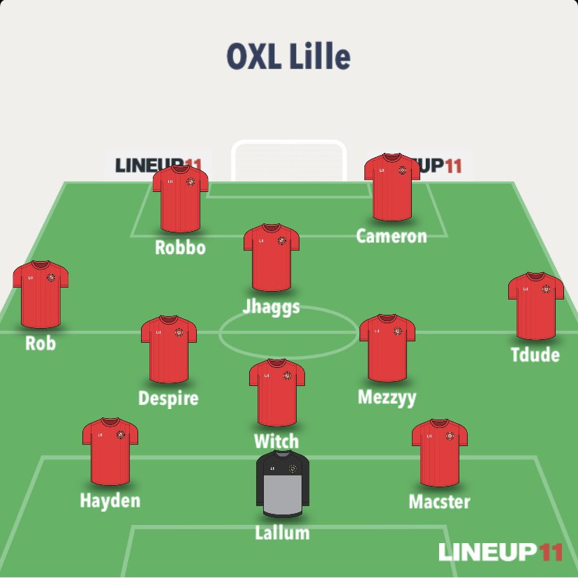 OXLProClubs's tweet photo. OXL Lille ts for tonight’s games. https://t.co/OfVXwLuo13