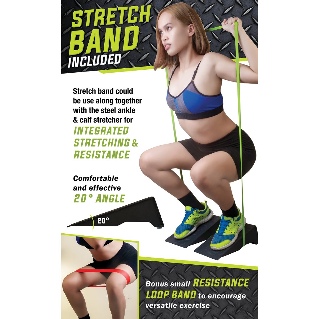 CamdenSpa's tweet image. Metal Steel Stretcher with Long and Short Stretch Bands, Calf Stretch Board, Slant Board Calf Stretcher, Adjustable Angles Foot Stretcher for Physical Therapy

Now available in our Amazon Store. Get yours today! ➡️ a.co/d/a04GeNZ