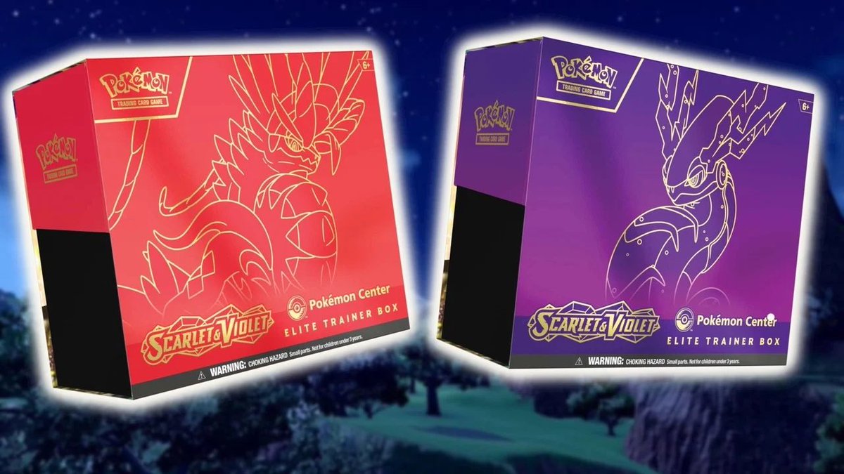 Pokémon Center Elite Trainer Boxes - Scarlet and Violet - IN STOCK !!

Visit our #eBay Store !! ♥️💜
ebay.com/usr/lootboxusa

#PokemonScarletViolet #PokemonTCG