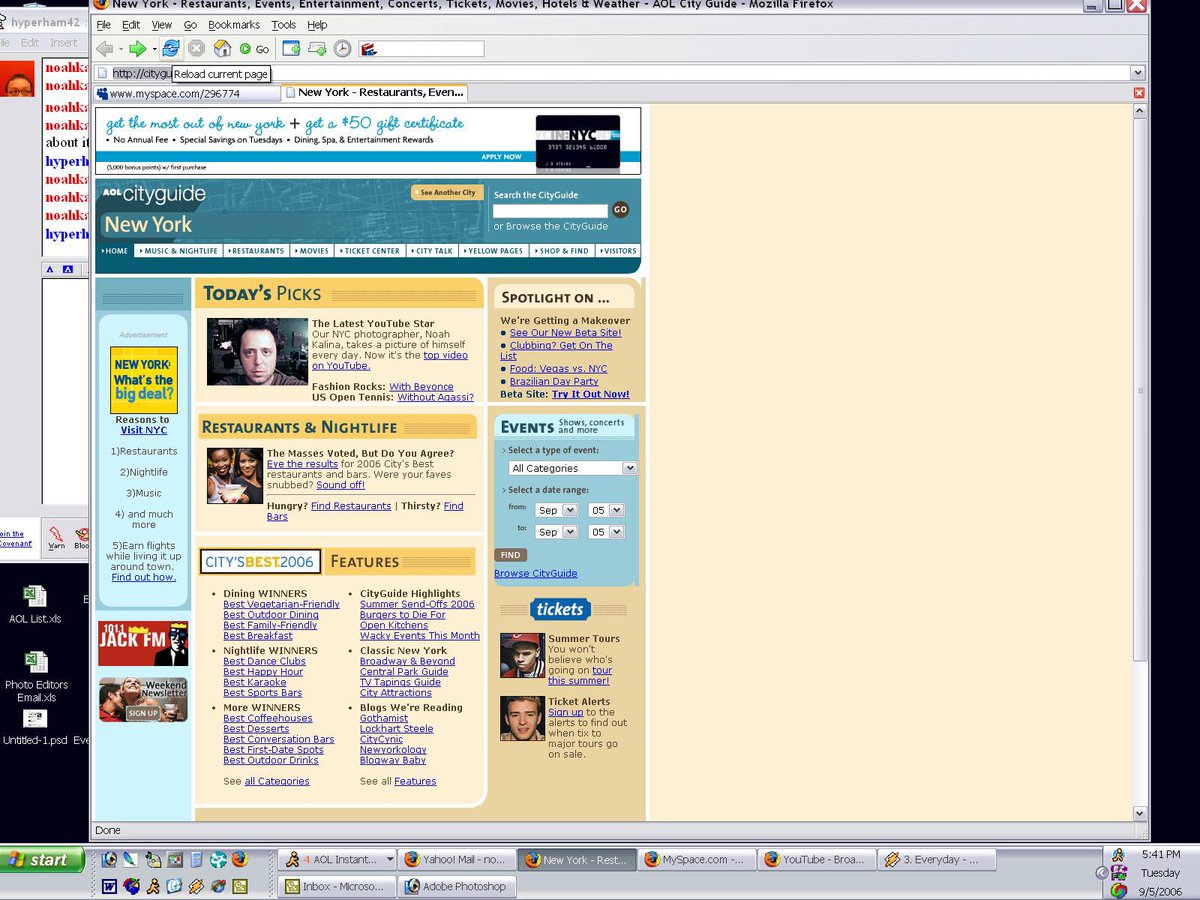 Screenshot from 2006. The internet has only gone down hill from here.