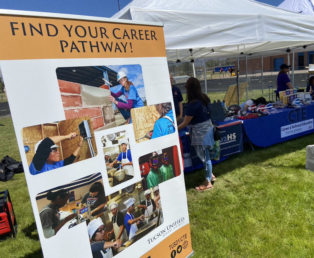 Join us at the <a href="/tucsonunified/">Tucson Unified</a> School Choice Festival event <a href="/CHSTucsonTrojan/">Catalina High School</a> until 1pm today! <a href="/PimaSchoolSup/">Pima County School Superintendent's Office</a> <a href="/TUSDSupt/">Dr. Gabriel Trujillo</a> <a href="/acteaz/">ACTEAZ</a> <a href="/actecareertech/">ACTE</a>