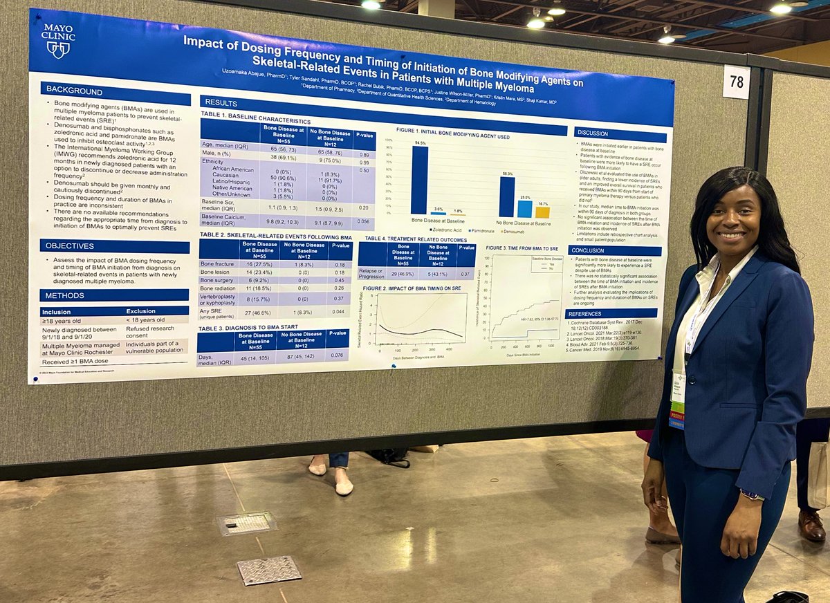 Tyler Sandahl (@sandahltyler) on Twitter photo Proud preceptor moment. Way to go <a href="/Uzo_Chi/">Uzo Abajue, PharmD</a> !
#HOPAAC23 <a href="/MayoMyeloma/">Mayo Myeloma</a> <a href="/RachelBubik/">Rachel Bailen</a> <a href="/myelomaMD/">Shaji Kumar</a> Proud preceptor moment. Way to go <a href="/Uzo_Chi/">Uzo Abajue, PharmD</a> !
#HOPAAC23 <a href="/MayoMyeloma/">Mayo Myeloma</a> <a href="/RachelBubik/">Rachel Bailen</a> <a href="/myelomaMD/">Shaji Kumar</a>