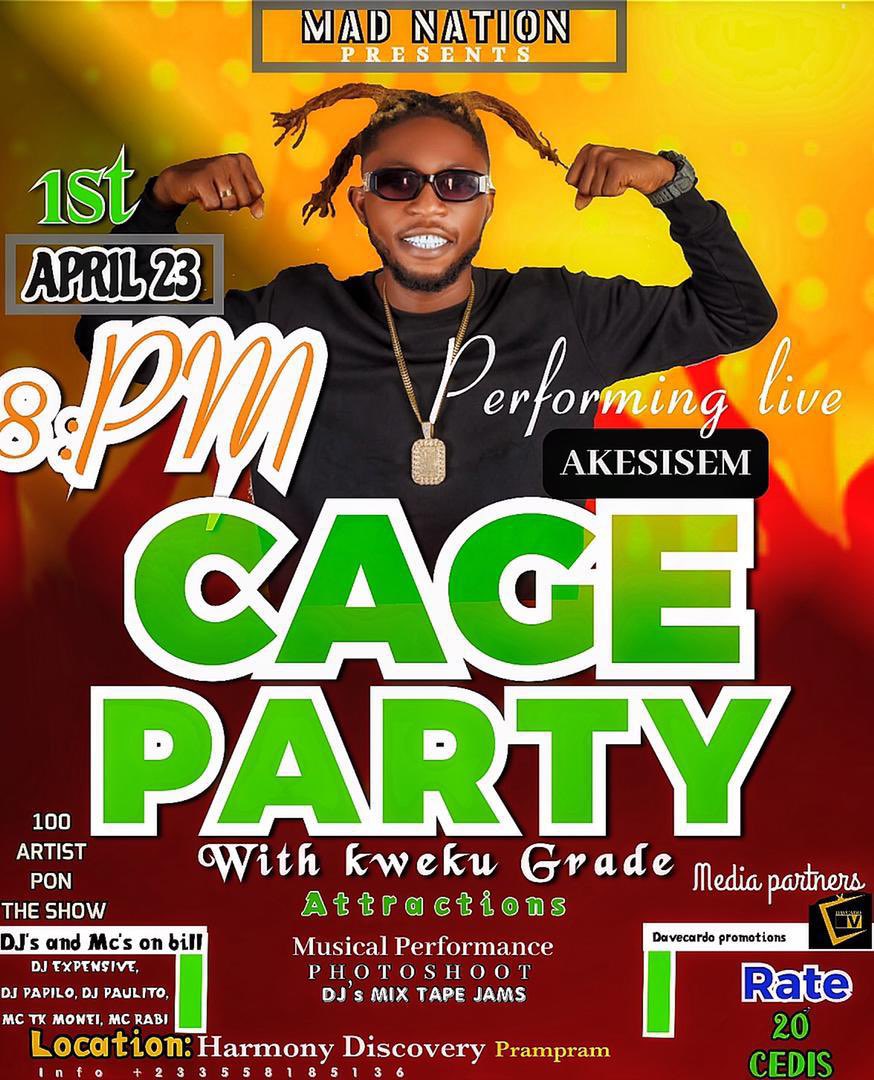 All roads Leads to PramPram Tonight
I will be performing Live inside 
Harmony Discovery its the Cage Party 🎉