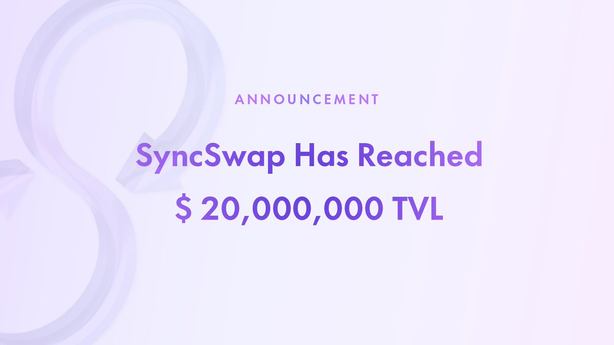SyncSwap (((+))) tweet media