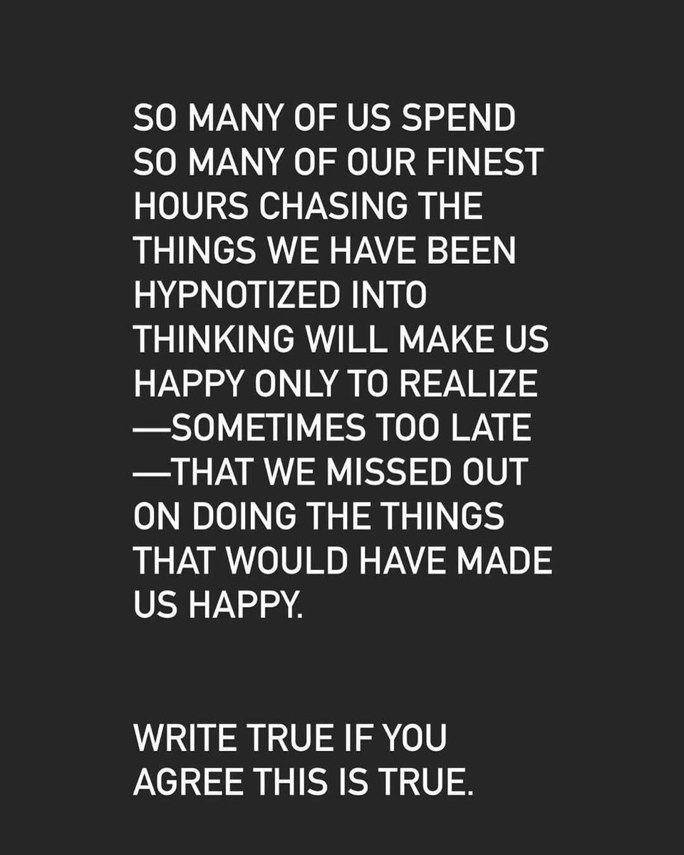 Please avoid arriving at your end and discovering that the things you thought were the little things were actually the big things. 🙏🏽
