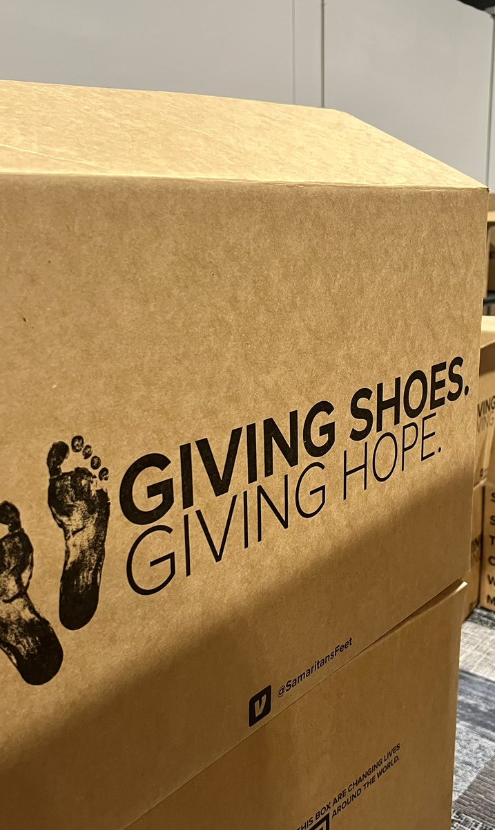 Great day serving our community at <a href="/Samaritans_Feet/">Samaritan's Feet</a> 👣 👟