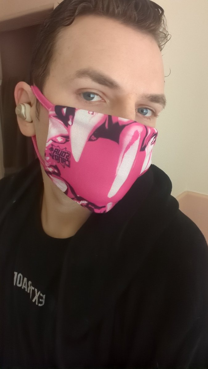 pie_kun's tweet photo. I bought a super cute Sour Candy mask a couple years ago but ended up losing it, but I found someone selling one online and now I have it again. https://t.co/hRWOhk86Gi