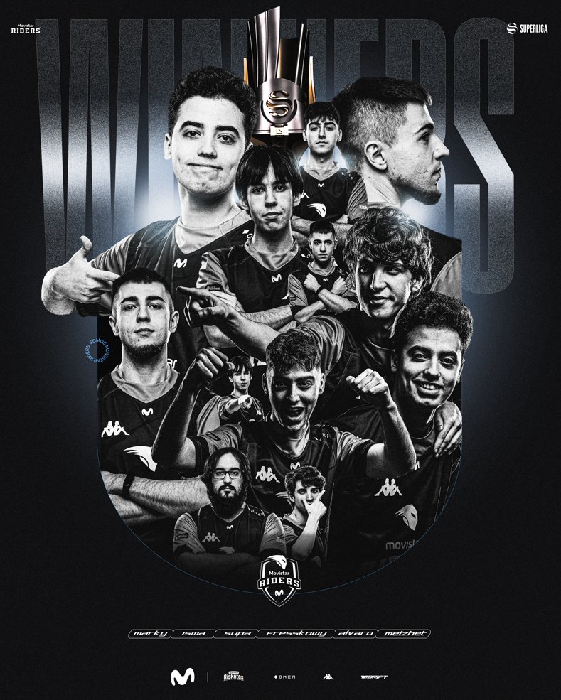 MovistarKOINOW's tweet photo. 🏆 SOMOS CAMPEONES DE LA SUPERLIGA 2023 SPRING 🏆

Lo hicimos, conseguimos la segunda 🥹

#SomosMovistarRiders💙 #APorLaSegunda🏆 #SuperligaLoL https://t.co/cnk0k6khwf