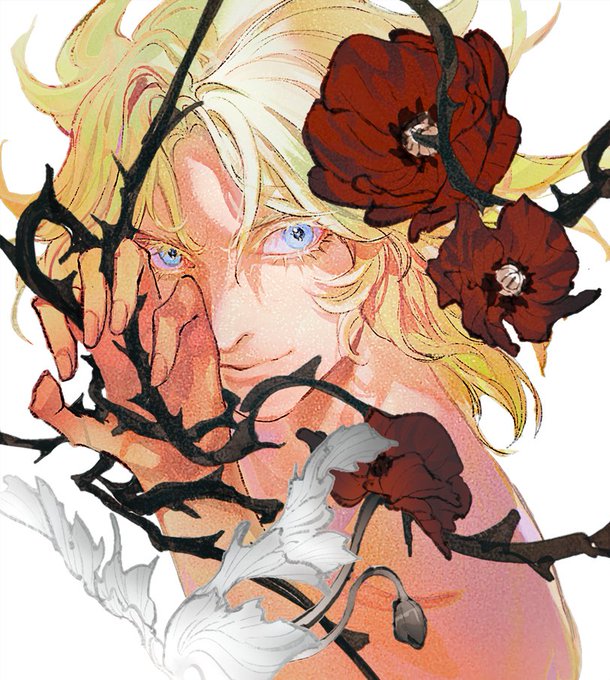 「blue eyes thorns」 illustration images(Latest)