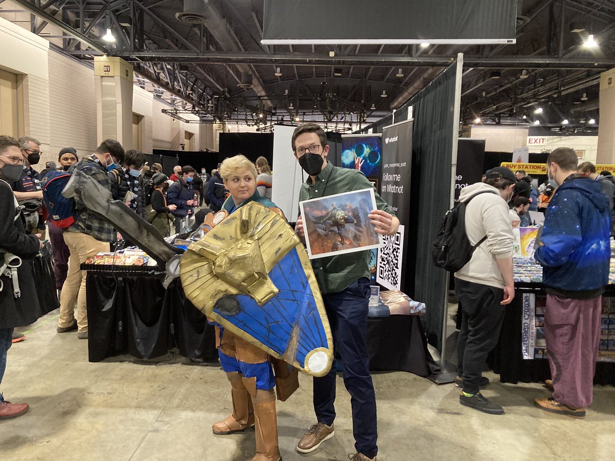 mnsalz91's tweet photo. Thank you @rpancoast_art for your incredible art! Building this costume was a blast! #MagicConPhilly #MagicTheGathering #mtgbro @wizards_magic https://t.co/XJcyhE4PqP