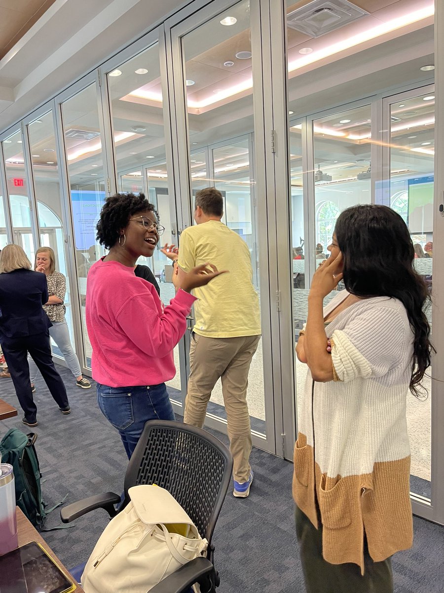 N_Bernardino's tweet photo. The @smusimmons Aspiring Leaders Cohort is stoked to hear from the brilliant @k10watkins https://t.co/eIr7tXzcDb