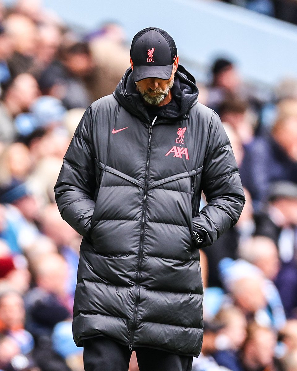 brfootball's tweet photo. Liverpool lose big to City. Dortmund lose big to Bayern. 

Tough day for Jürgen Klopp 😭 https://t.co/HZP3AiNiGL