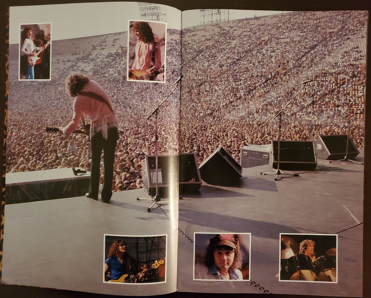 AllYearsCombine's tweet photo. REO Speedwagon 1979 Nine Lives Tour Concert Program #REOSpeedwagon #Tourprograms #alltheyearscombine https://t.co/pxThQD5siP