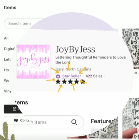 ConnectedOrch's tweet photo. Congrats to @JoybyJess for achieving #StarSeller on @Etsy this month!!

#noaprilfools #Etsy https://t.co/TCJWGBf6K9