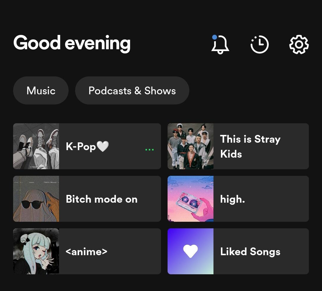 staceys_room's tweet photo. How does your spotify home look like? https://t.co/kih3n76ELF