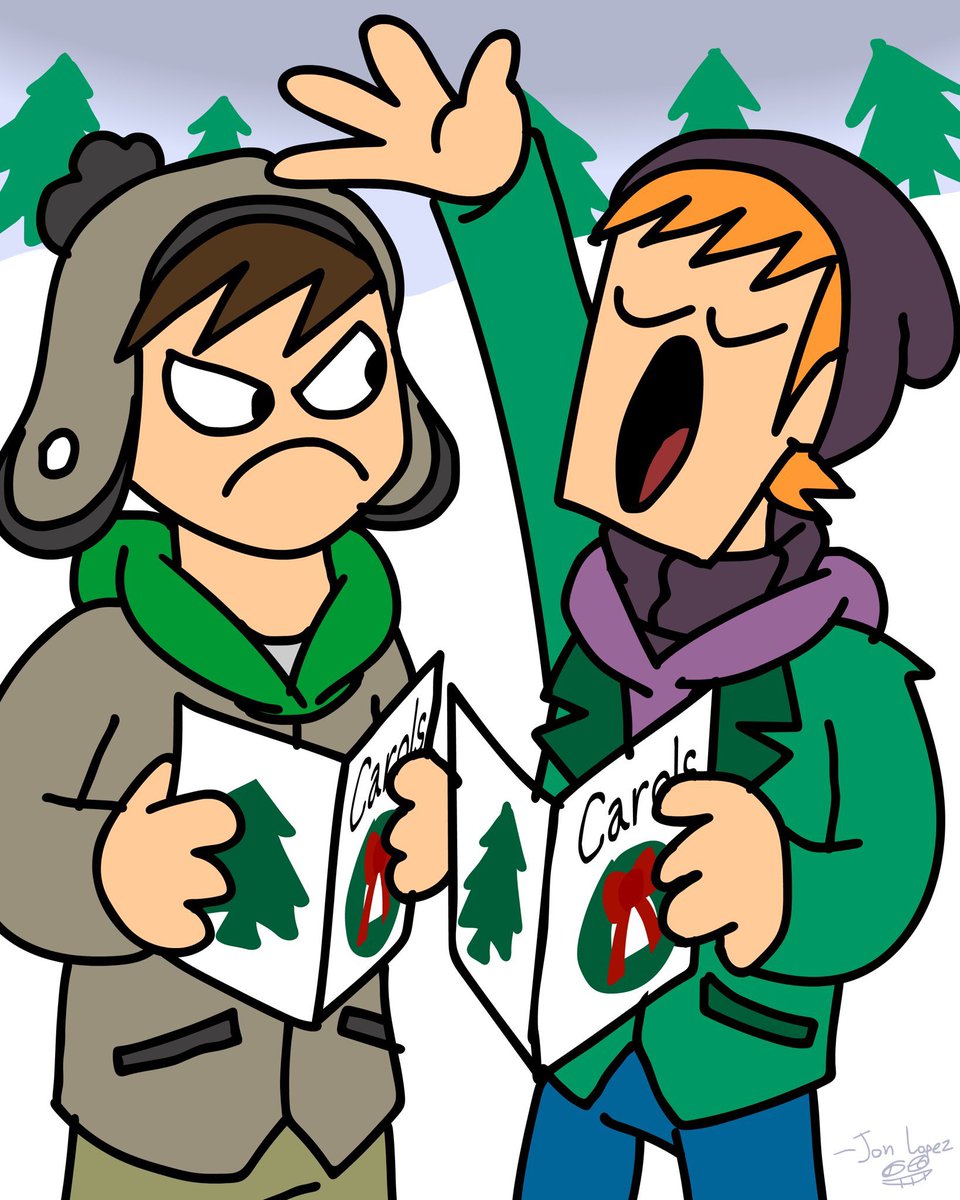 Daily Eddmatt on X: On 6/18/21 the official Eddsworld account posted this drawing which shows Matt carrying Edd,and Tom carrying Matt,but it also shows Matt smiling at Edd while he holds a