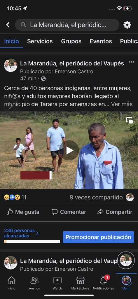 EmersonJCastro's tweet photo. Una comunidad entera de la etnia #Jupdá por el bajo #RíoApaporis fue #desplazada por amenazas en la frontera entre #Vaupés y #Amazonas.  
#SOS
#GobiernoDelCambio
@petrogustavo https://t.co/5wEltIh9HT