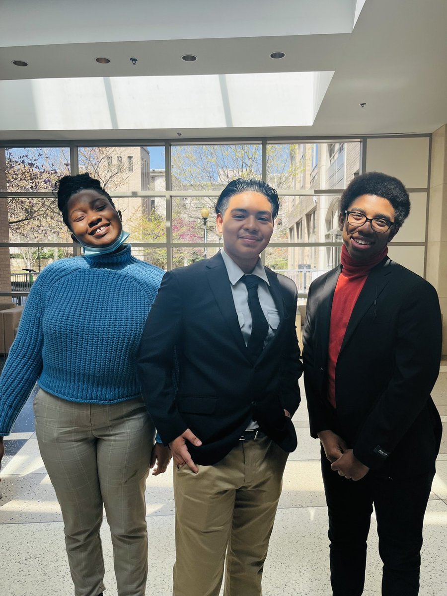 DHSBlackStudies's tweet photo. Good luck to our big sister academy @dunbarlpp with their mock trial today! They’ve beat out every other school and now face Banneker students on this final trial.
@DunbarHSDC
#EverydayAtDunbar https://t.co/FmZHA4eltj