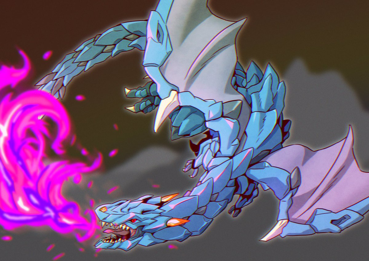 息子のリクエストで
息子が描いたドラゴンをパパがリメイクしました。