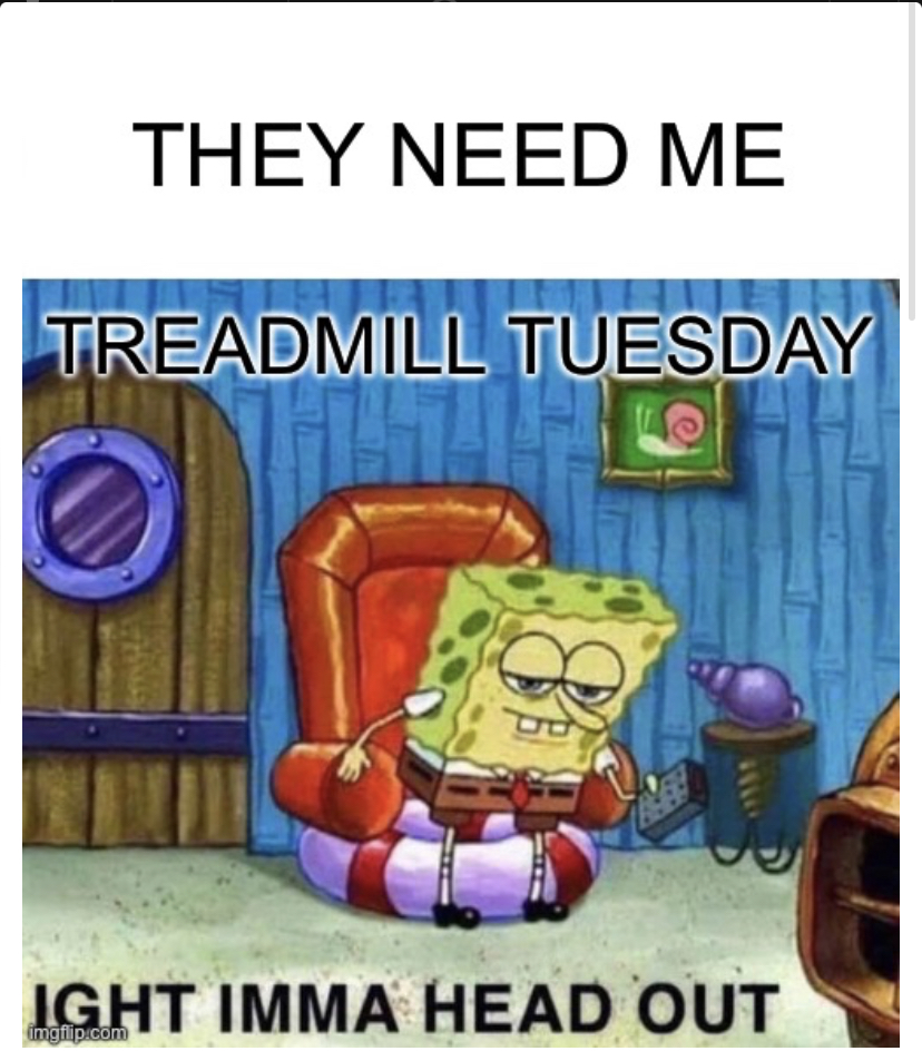 #TreadmillTuesday Championship, this Tuesday! How far you going?