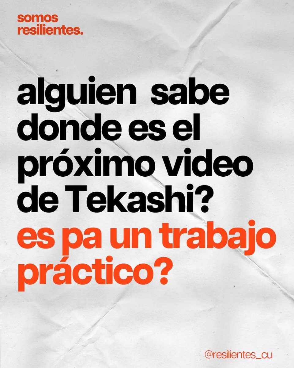 resilientes_cu's tweet photo. es que la última canción no nos gustó tanto, porque no salimos, claro… https://t.co/xeGwMkGI4B