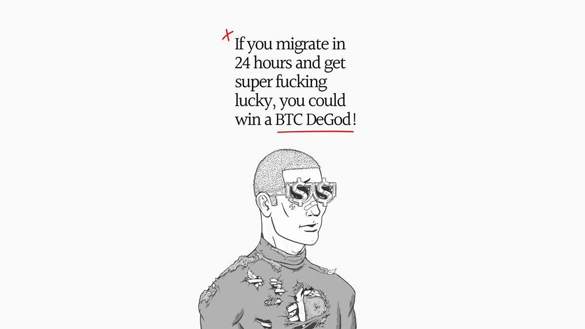 zzaman309's tweet photo. If you haven't already migrate to Ethereum - now you have a chance!

We launched exclusive DeBridge, you will earn points and $BLUR tokens for migrating.

https://t.co/tb9bSOYTRd

#DeGods #NFT #Ethereum https://t.co/LbU7nwWrT3