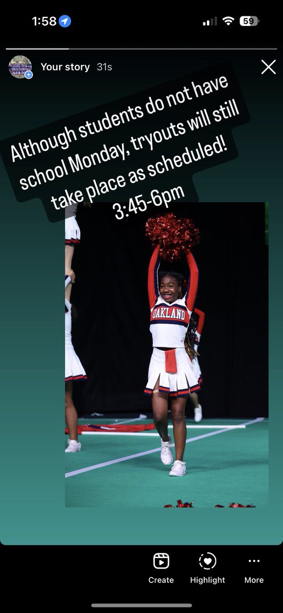 📣📣📣 Tryouts will continue as scheduled!!