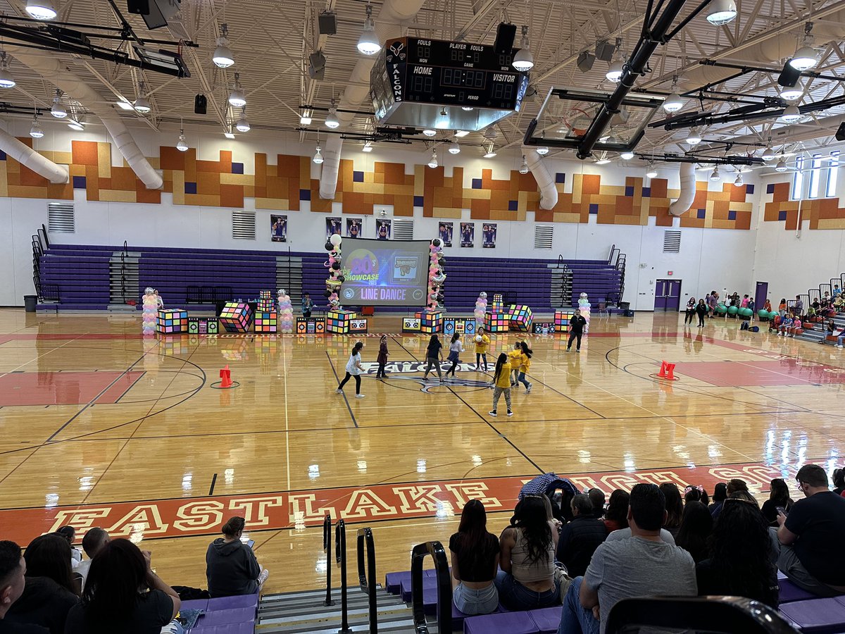 Way to go PE students  from PDNFAA showcasing your team sports skills with the 80’s themed #Teamsisd PE showcase. #PEmatters #findtheartinyourheart