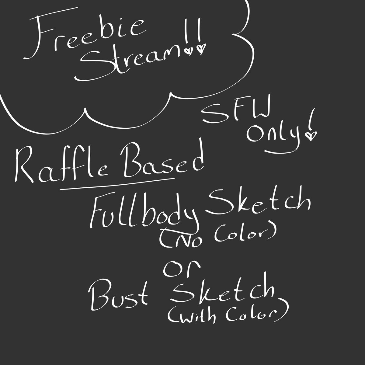 We goin liiiive! 

We have a freebie stream!! 

come try your luck!!
picarto.tv/HoneyFoxCafe